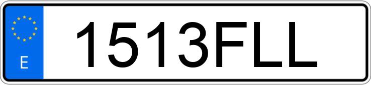 Numer rejestracyjny 1513FLL posiada SEAT CORDOBA