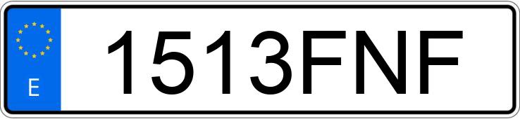 Numer rejestracyjny 1513FNF posiada BMW SERIE 3