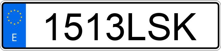 Numer rejestracyjny 1513LSK posiada MERCEDES C (203)