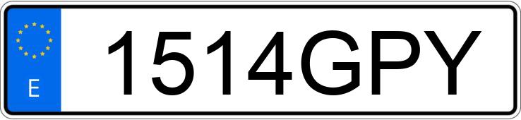 Numer rejestracyjny 1514GPY posiada NISSAN PRIMASTAR Numer rejestracyjny 1514GPY posiada NISSAN PRIMASTAR
