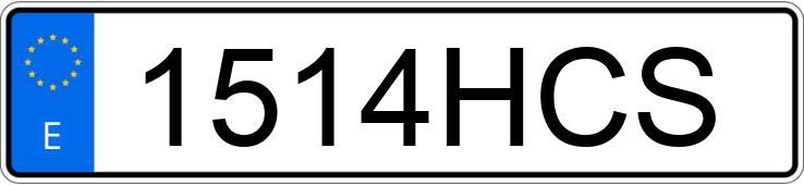 Numer rejestracyjny 1514HCS posiada BMW SERIE 5