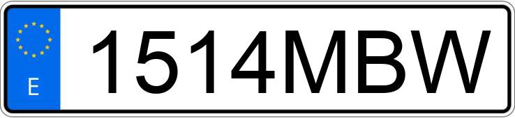 Numer rejestracyjny 1514MBW posiada RENAULT CLIO