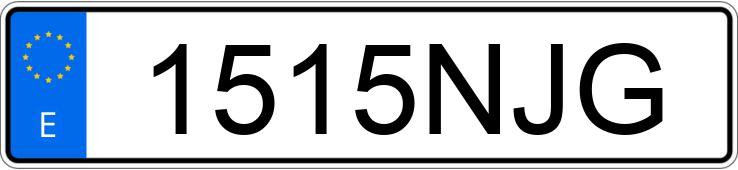 Numer rejestracyjny 1515NJG posiada VOLKSWAGEN MULTIVAN