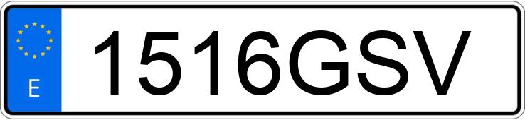 Numer rejestracyjny 1516GSV posiada VOLKSWAGEN GOLF
