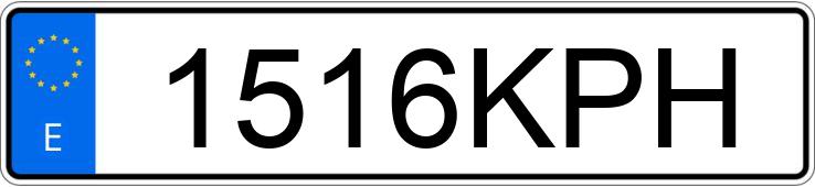 Numer rejestracyjny 1516KPH posiada MERCEDES CLK (208-209)