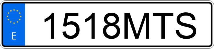 Numer rejestracyjny 1518MTS posiada BMW X1