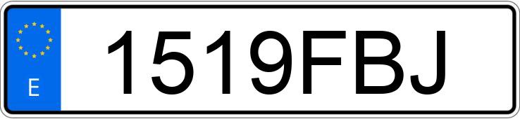 Numer rejestracyjny 1519FBJ posiada JEEP GRAND CHEROKEE