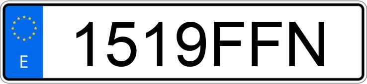 Numer rejestracyjny 1519FFN posiada AUDI A6