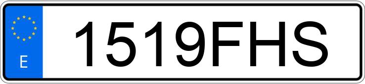 Numer rejestracyjny 1519FHS posiada SEAT IBIZA