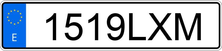 Numer rejestracyjny 1519LXM posiada BMW X4