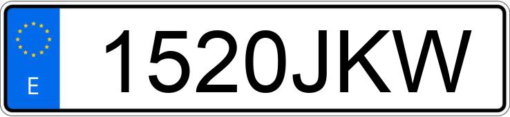 Numer rejestracyjny 1520JKW posiada CITROEN DS3