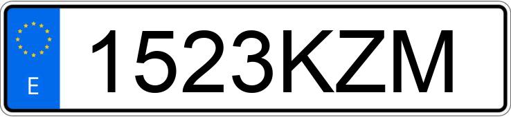 Numer rejestracyjny 1523KZM posiada DODGE CHALLENGER Numer rejestracyjny 1523KZM posiada DODGE CHALLENGER