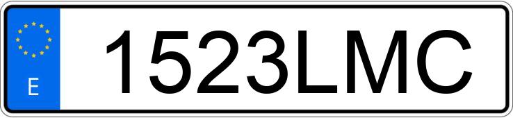 Numer rejestracyjny 1523LMC posiada BMW SERIE 2