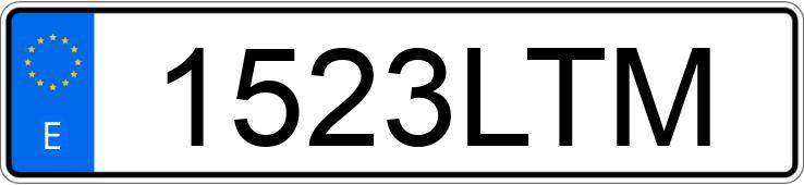 Numer rejestracyjny 1523LTM posiada SEAT ARONA