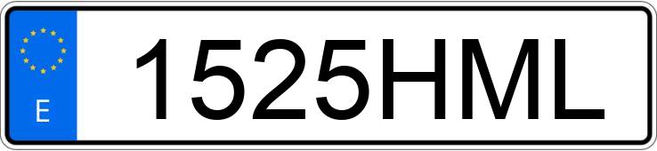 Numer rejestracyjny 1525HML posiada FIAT PUNTO