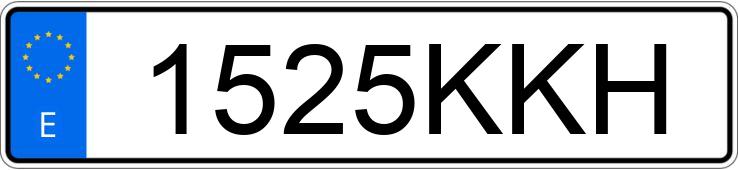 Numer rejestracyjny 1525KKH posiada BMW X3