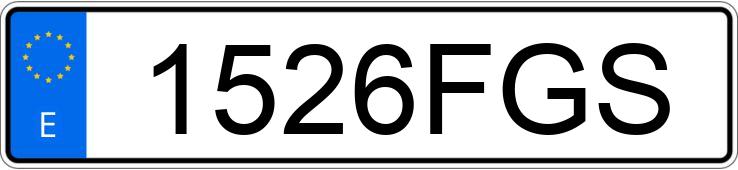 Numer rejestracyjny 1526FGS posiada VOLKSWAGEN EOS