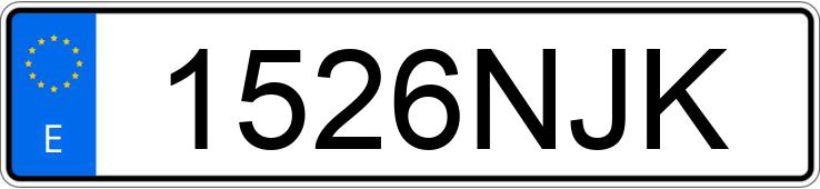 Numer rejestracyjny 1526NJK posiada BYD ATTO 2