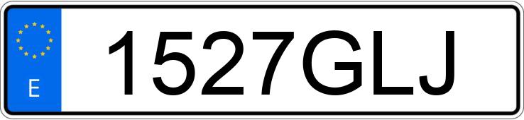 Numer rejestracyjny 1527GLJ posiada SEAT IBIZA