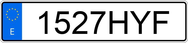 Numer rejestracyjny 1527HYF posiada MITSUBISHI OUTLANDER