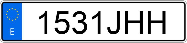 Numer rejestracyjny 1531JHH posiada BMW SERIE 1