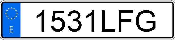 Numer rejestracyjny 1531LFG posiada RENAULT MASTER