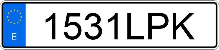 Numer rejestracyjny 1531LPK posiada VOLVO FH13