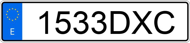 Numer rejestracyjny 1533DXC posiada MERCEDES E (211)