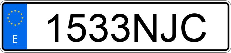 Numer rejestracyjny 1533NJC posiada PEUGEOT TWEET