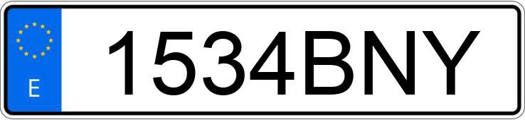 Numer rejestracyjny 1534BNY posiada VOLKSWAGEN GOLF Numer rejestracyjny 1534BNY posiada VOLKSWAGEN GOLF