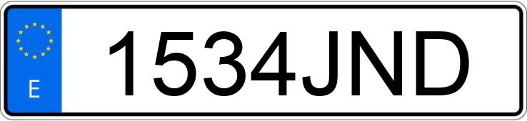 Numer rejestracyjny 1534JND posiada HYUNDAI I30