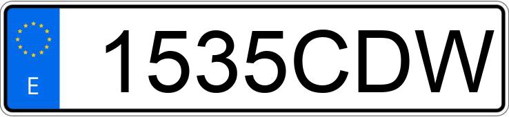 Numer rejestracyjny 1535CDW posiada CITROEN C5