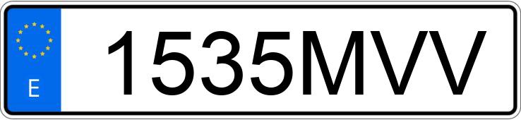 Numer rejestracyjny 1535MVV posiada FORD MUSTANG Numer rejestracyjny 1535MVV posiada FORD MUSTANG