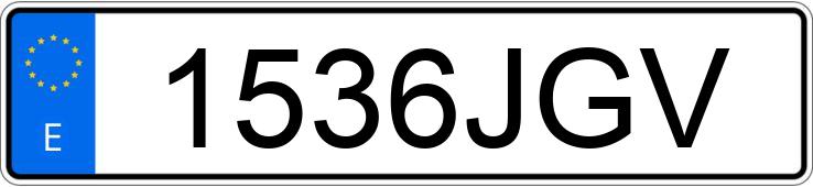 Numer rejestracyjny 1536JGV posiada RENAULT GRAND KANGOO