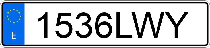 Numer rejestracyjny 1536LWY posiada FORD TRANSIT COURIER Numer rejestracyjny 1536LWY posiada FORD TRANSIT COURIER