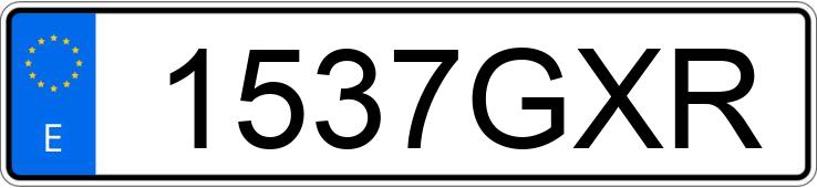 Numer rejestracyjny 1537GXR posiada VOLKSWAGEN GOLF Numer rejestracyjny 1537GXR posiada VOLKSWAGEN GOLF