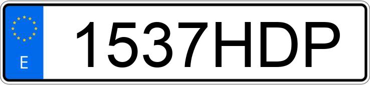 Numer rejestracyjny 1537HDP posiada HYUNDAI I20