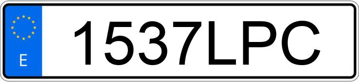 Numer rejestracyjny 1537LPC posiada RENAULT GRAND SCENIC