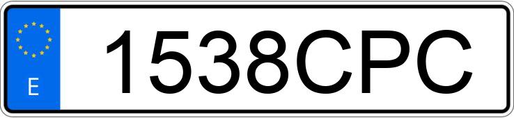 Numer rejestracyjny 1538CPC posiada KIA CARENS