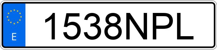 Numer rejestracyjny 1538NPL posiada BMW X1