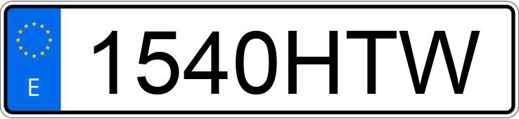 Numer rejestracyjny 1540HTW posiada VOLKSWAGEN GOLF Numer rejestracyjny 1540HTW posiada VOLKSWAGEN GOLF