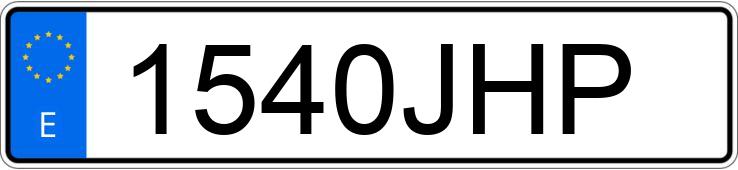 Numer rejestracyjny 1540JHP posiada SEAT IBIZA Numer rejestracyjny 1540JHP posiada SEAT IBIZA