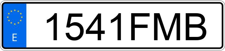 Numer rejestracyjny 1541FMB posiada AUDI A3 SPORTBACK