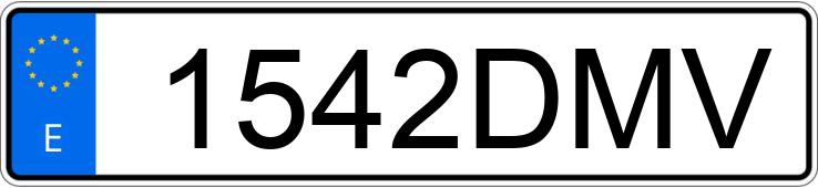 Numer rejestracyjny 1542DMV posiada VOLKSWAGEN GOLF Numer rejestracyjny 1542DMV posiada VOLKSWAGEN GOLF