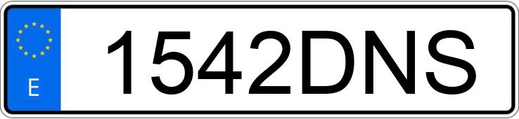 Numer rejestracyjny 1542DNS posiada ALFA ROMEO 147