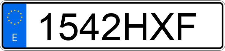 Numer rejestracyjny 1542HXF posiada PEUGEOT 208 Numer rejestracyjny 1542HXF posiada PEUGEOT 208