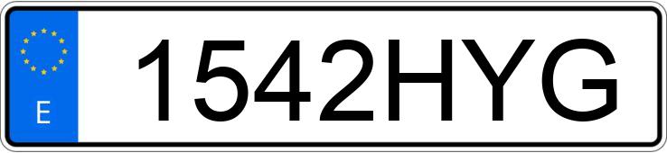 Numer rejestracyjny 1542HYG posiada FORD MONDEO Numer rejestracyjny 1542HYG posiada FORD MONDEO