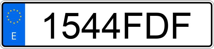 Numer rejestracyjny 1544FDF posiada KIA CERATO