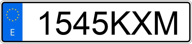 Numer rejestracyjny 1545KXM posiada PEUGEOT 308 Numer rejestracyjny 1545KXM posiada PEUGEOT 308