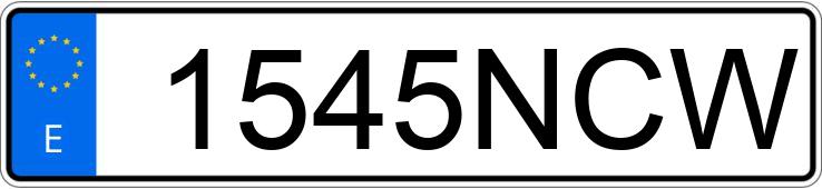Numer rejestracyjny 1545NCW posiada RENAULT CLIO